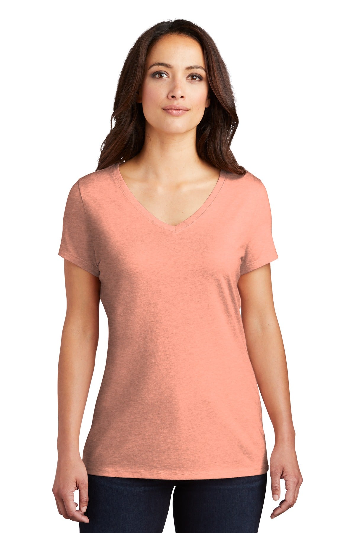 District ® Women's Perfect Tri ® V-Neck Tee. DM1350L