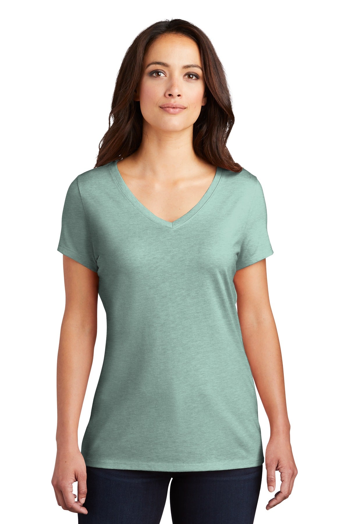 District ® Women's Perfect Tri ® V-Neck Tee. DM1350L