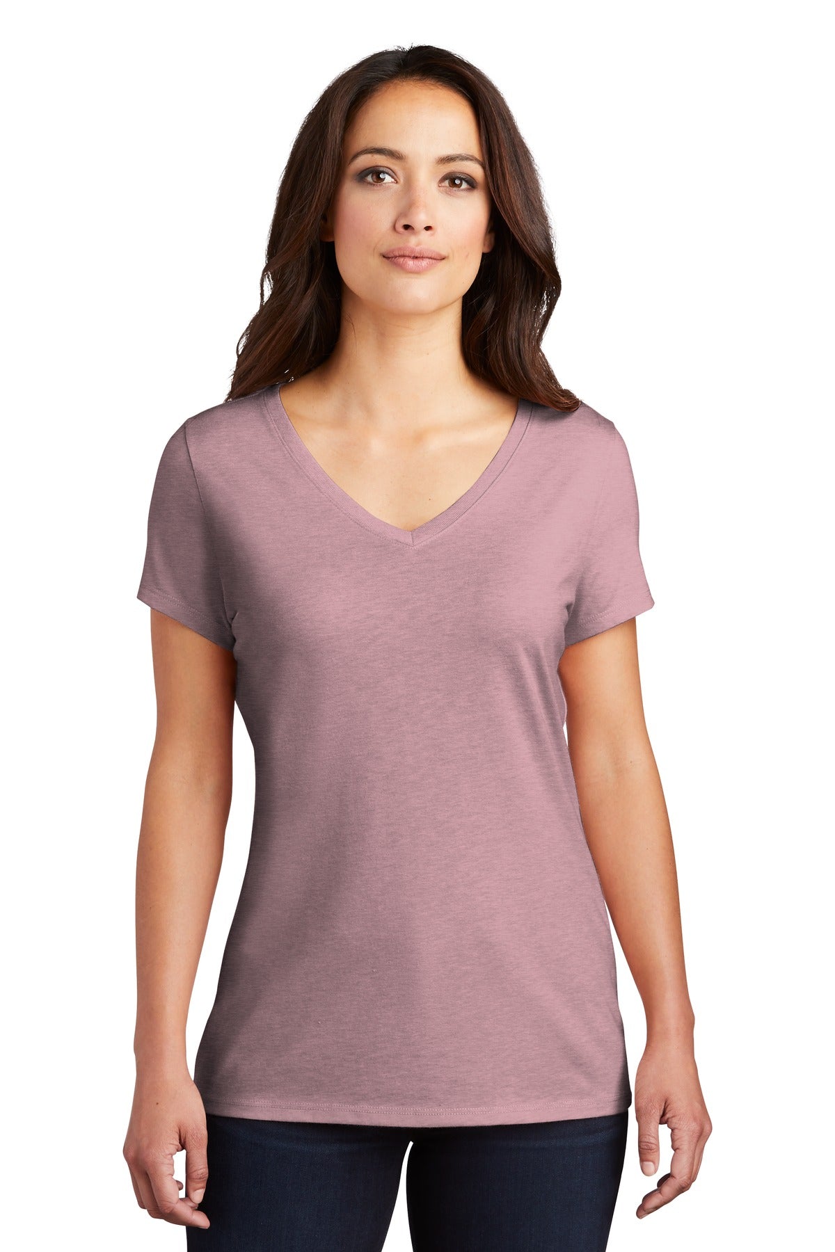 District ® Women's Perfect Tri ® V-Neck Tee. DM1350L