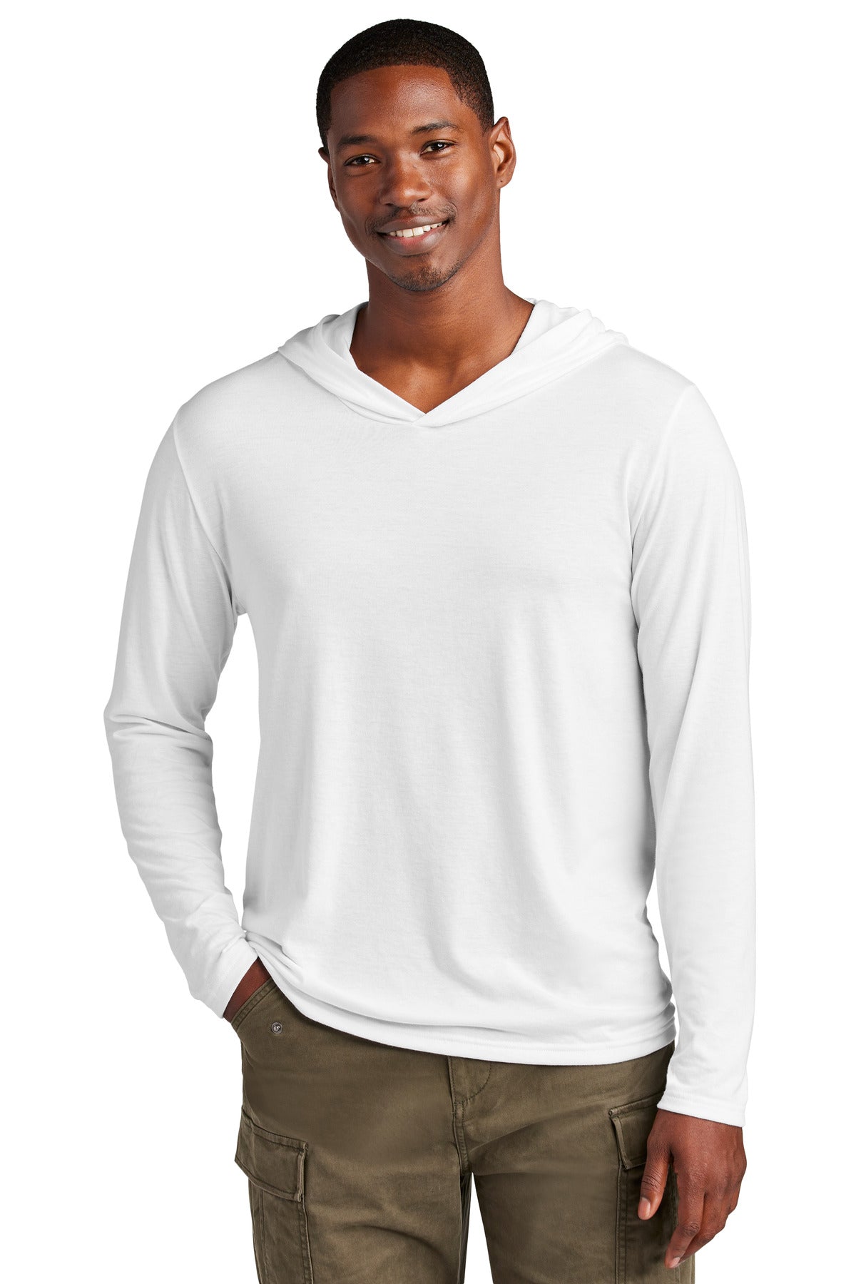 District ® Perfect Tri ® Long Sleeve Hoodie. DM139