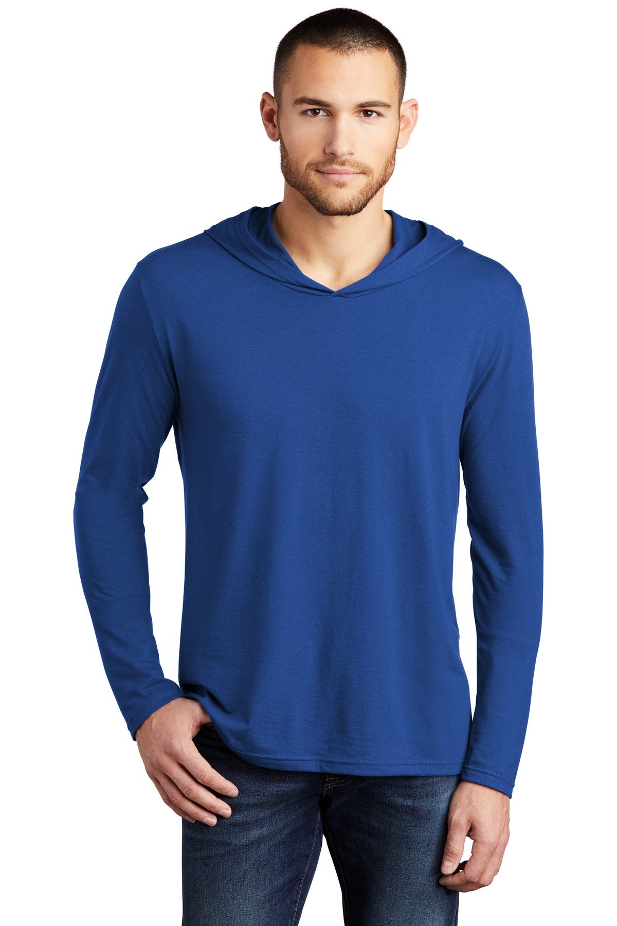 District ® Perfect Tri ® Long Sleeve Hoodie. DM139