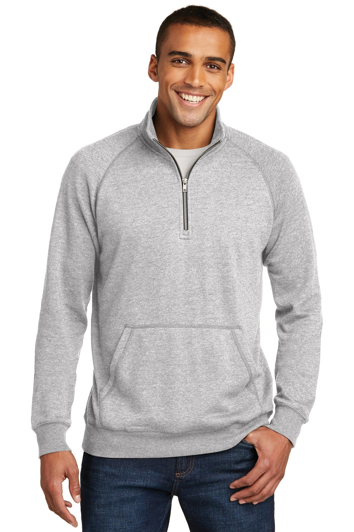 District ® Lightweight Fleece 1/4-Zip. DM392