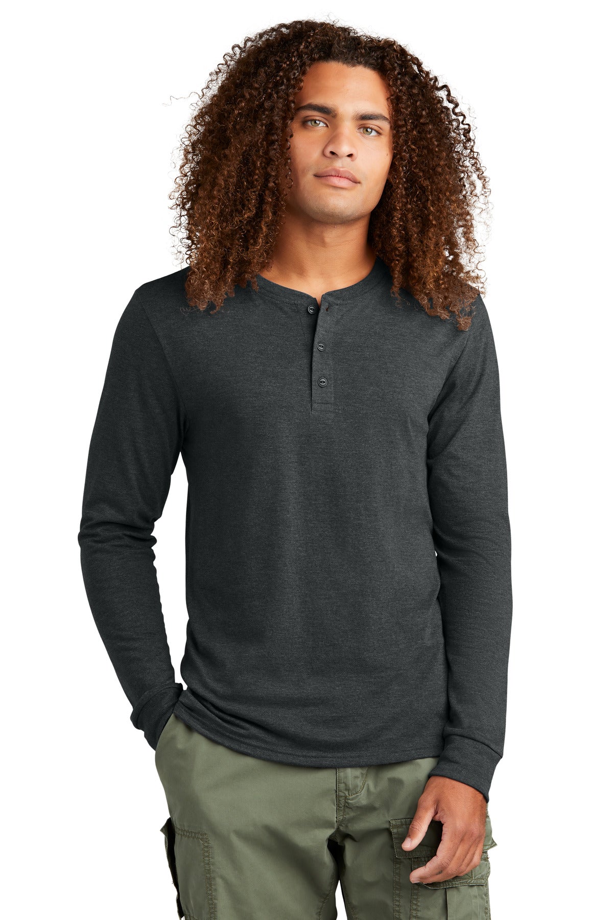 District ® Perfect Tri ® Long Sleeve Henley DT145