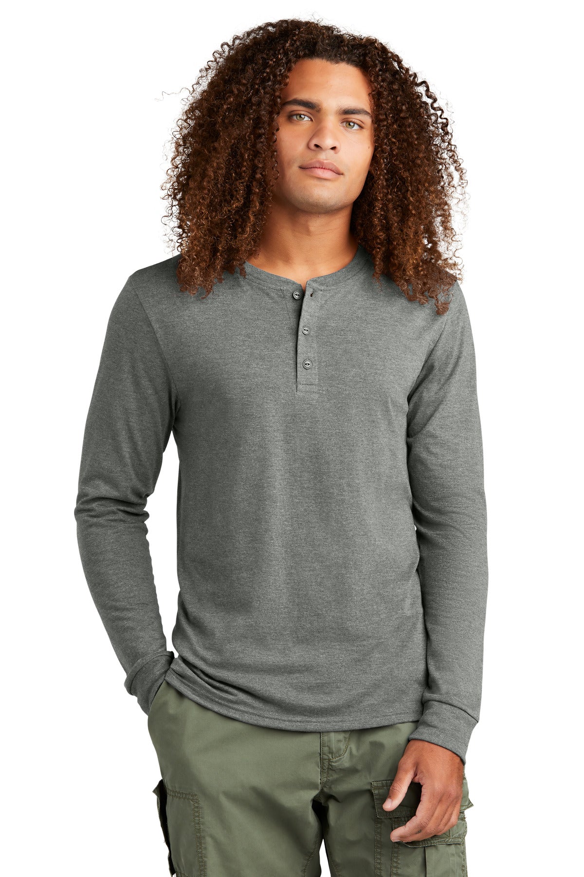 District ® Perfect Tri ® Long Sleeve Henley DT145