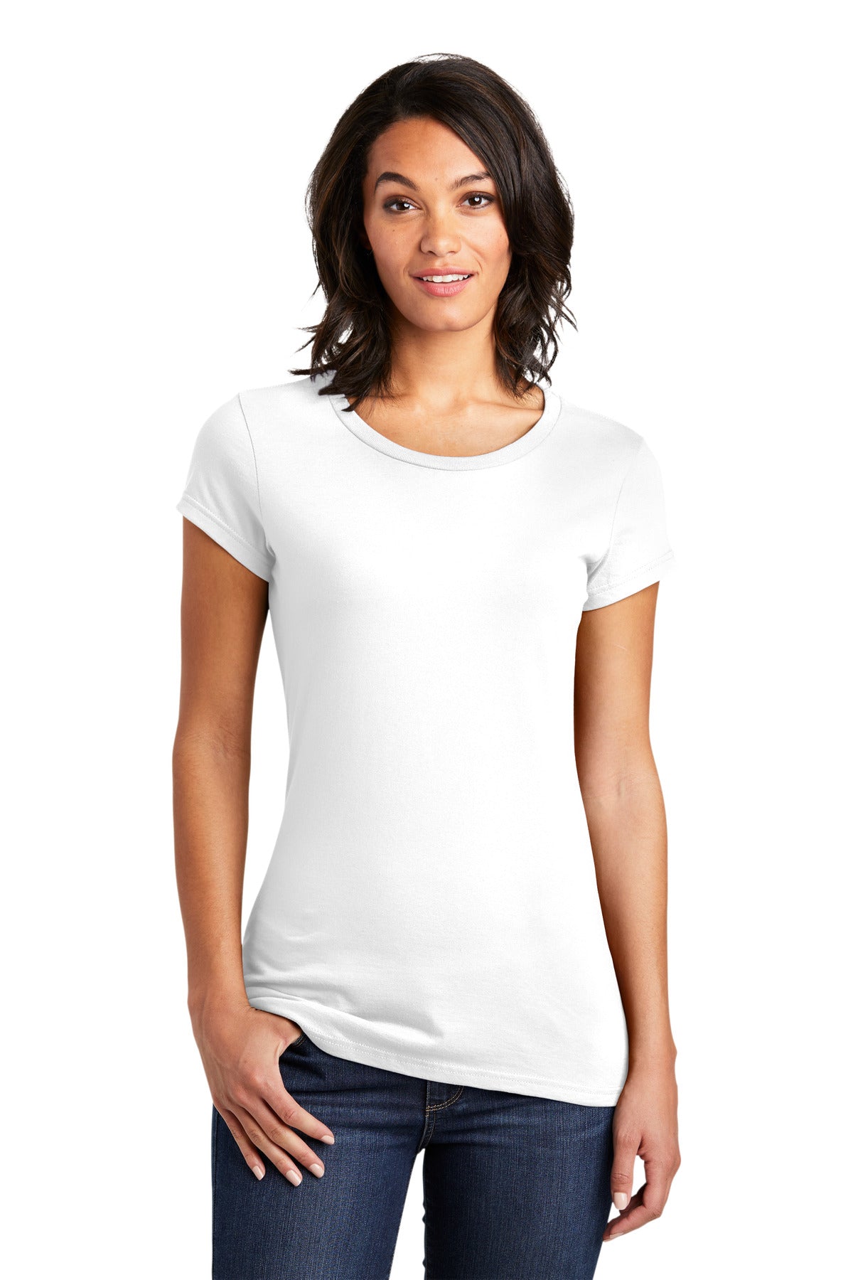 District ® Women's Fitted Very Important Tee ® . DT6001
