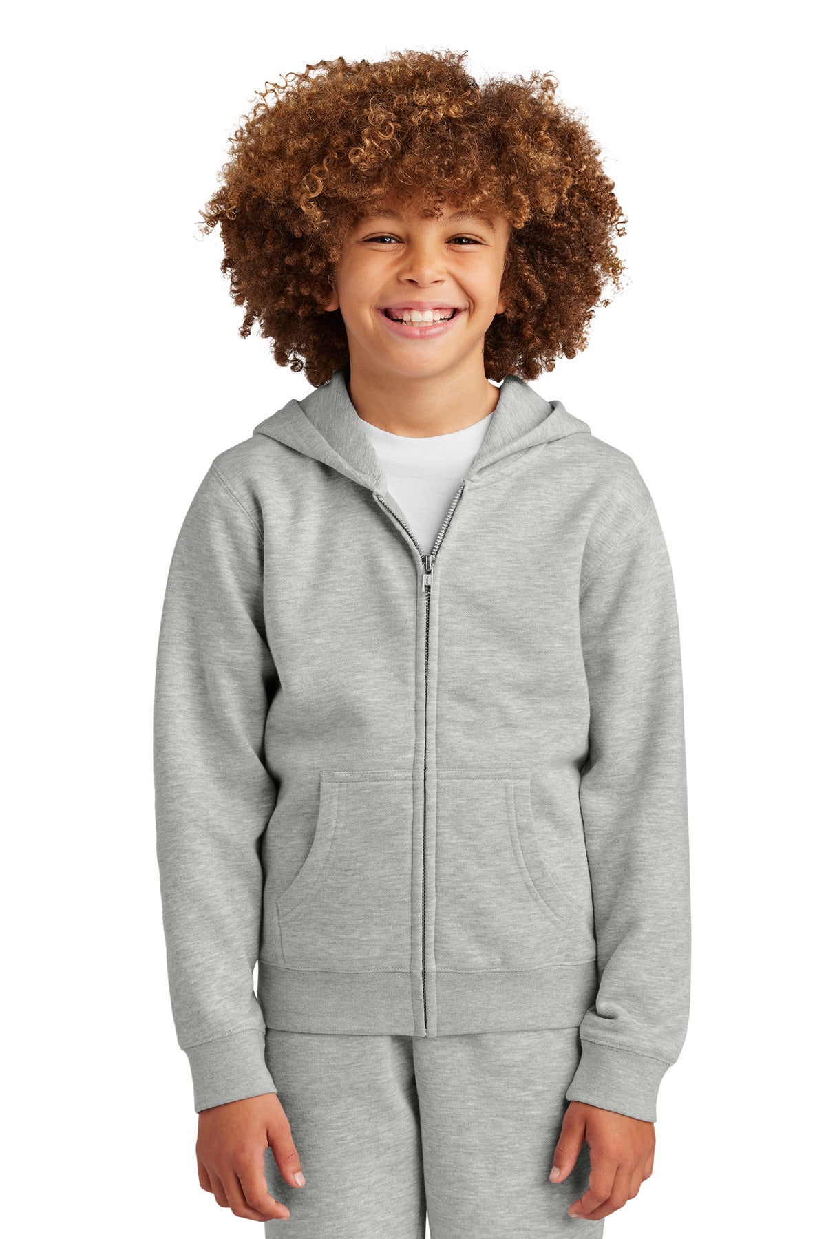 District ® Youth V.I.T. ™ Fleece Full-Zip Hoodie DT6102Y