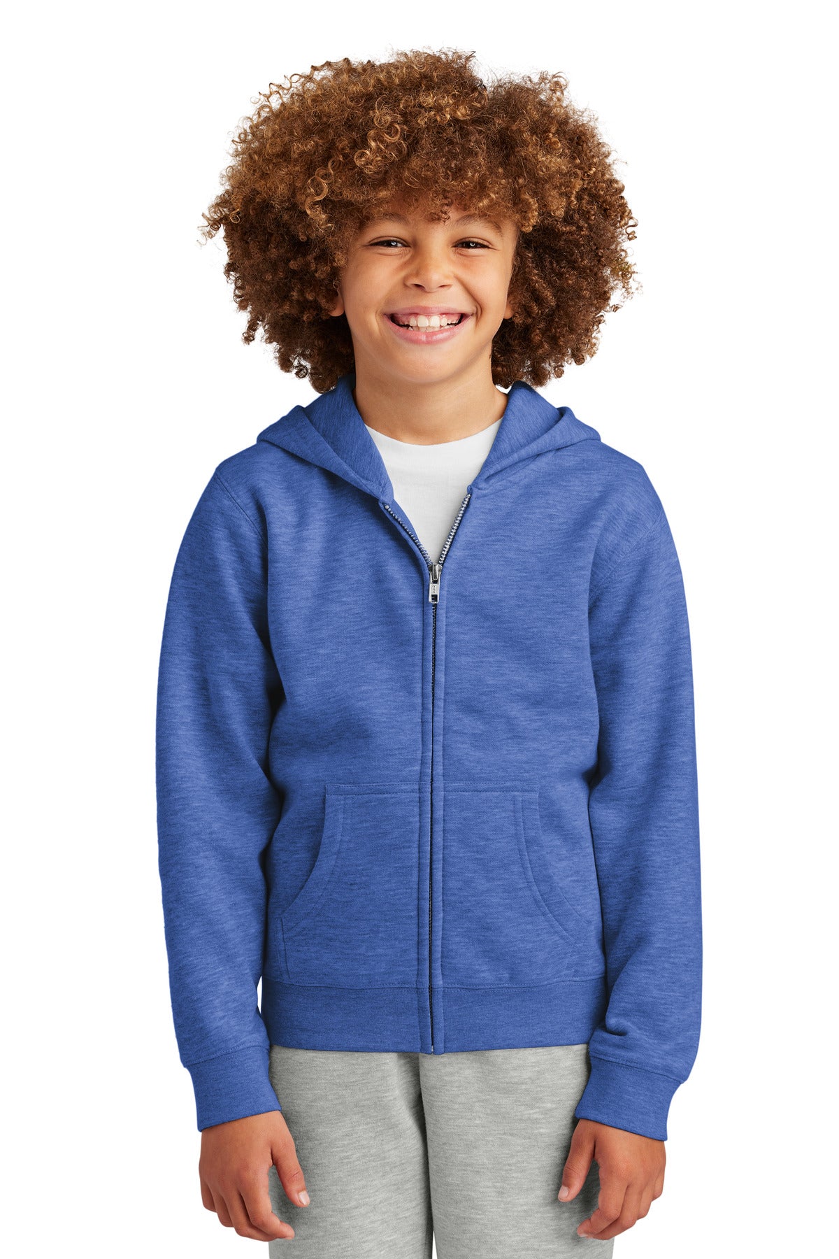 District ® Youth V.I.T. ™ Fleece Full-Zip Hoodie DT6102Y