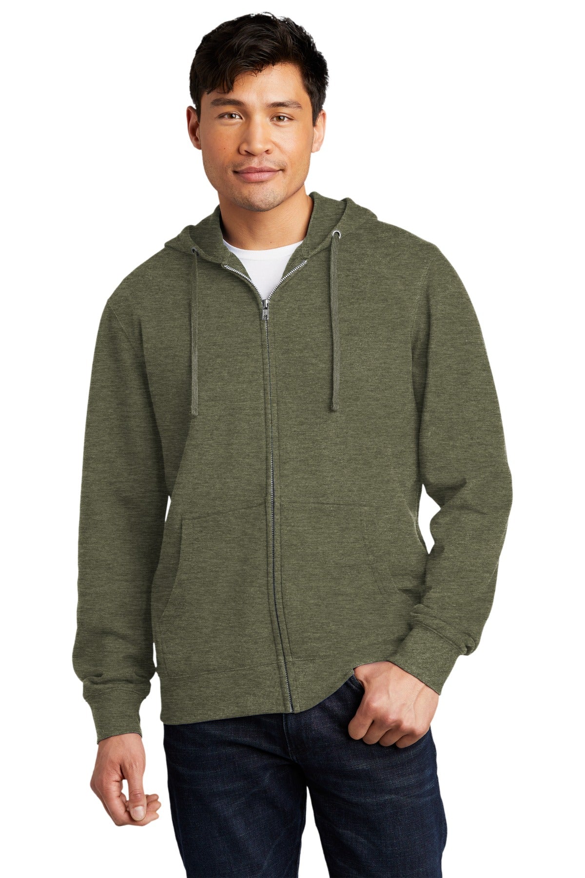 District ® V.I.T. ™ Fleece Full-Zip Hoodie DT6102