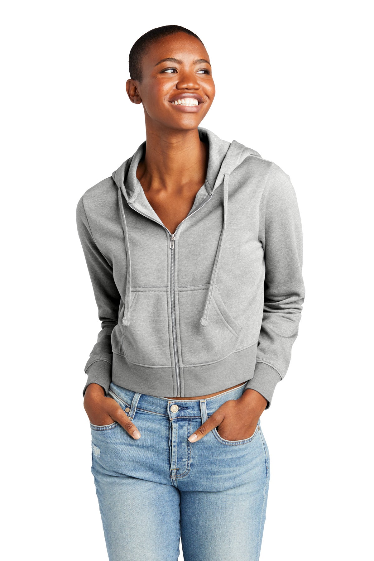 District ® Women's V.I.T. ™ Fleece Full-Zip Hoodie DT6103