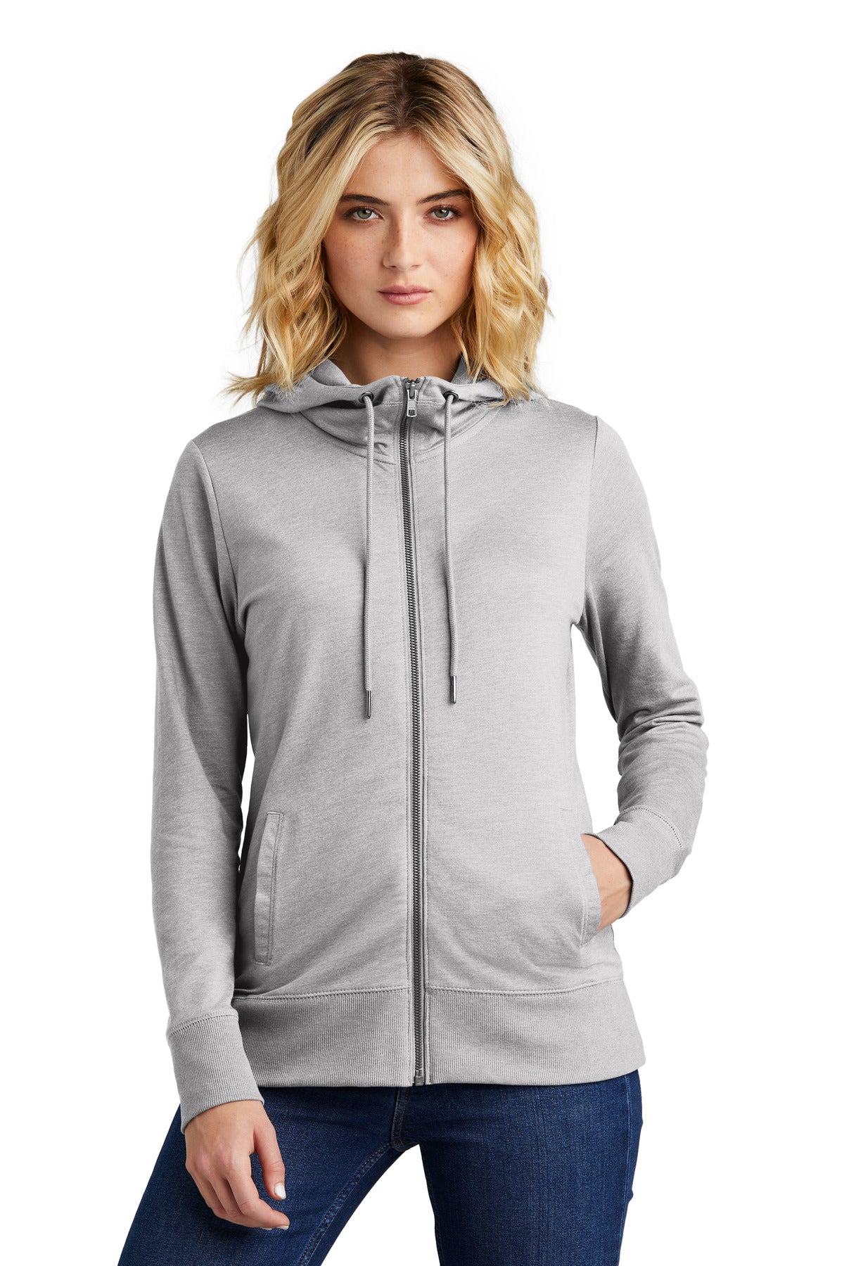 District ® Women's Featherweight French Terry ™ Full-Zip Hoodie DT673