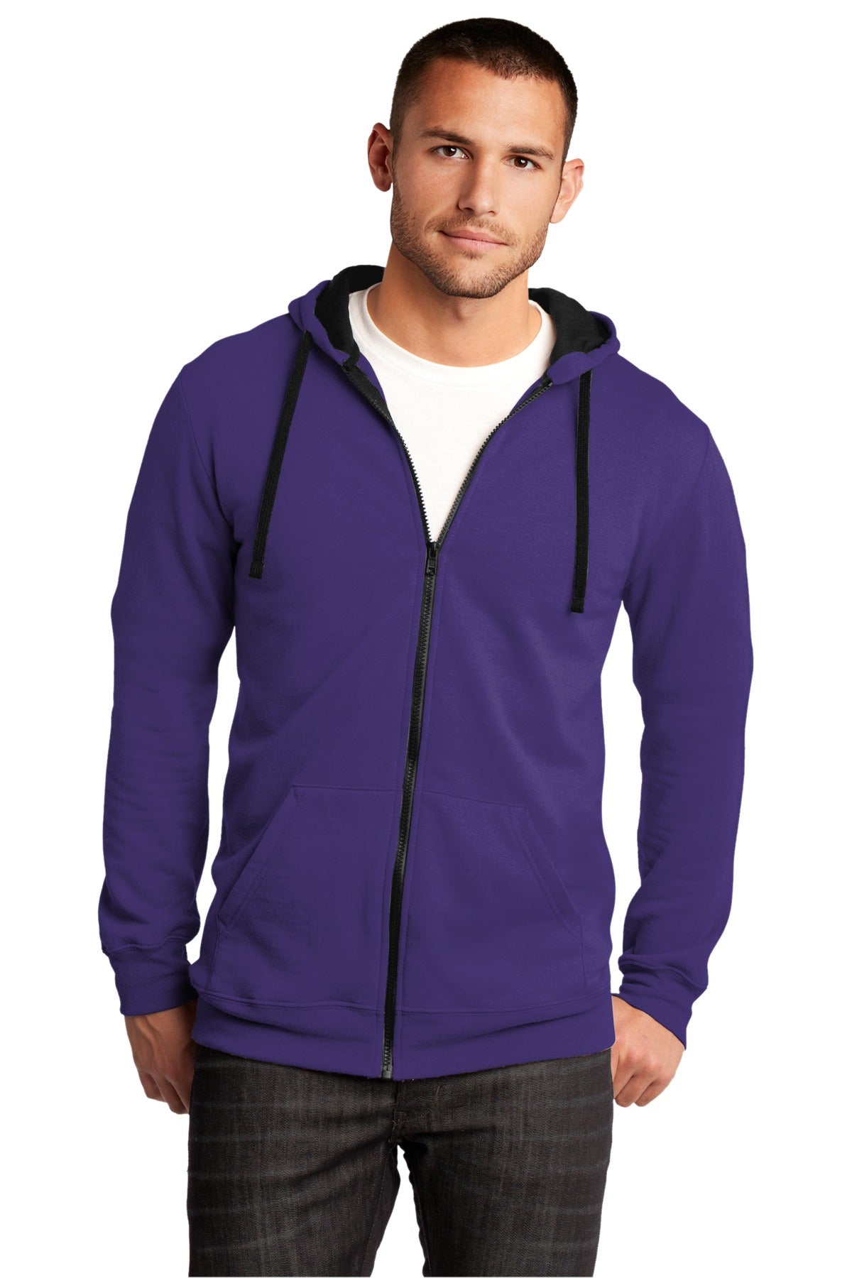 District ® The Concert Fleece ® Full-Zip Hoodie. DT800