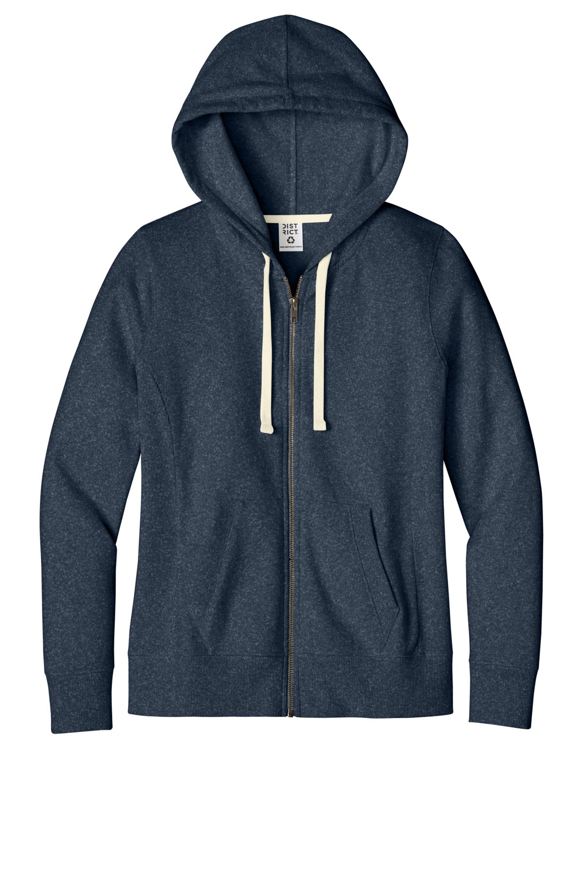 District ® Women's Re-Fleece ™ Full-Zip Hoodie DT8103
