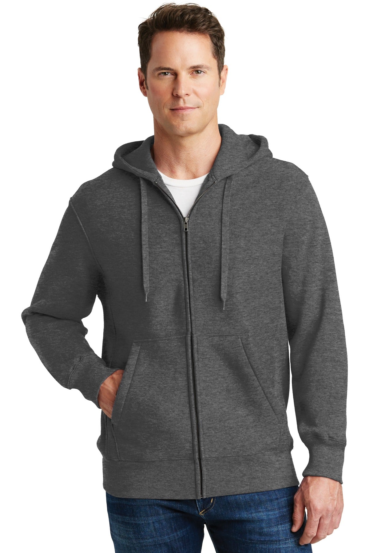 Sport-Tek ® Super Heavyweight Full-Zip Hooded Sweatshirt. F282