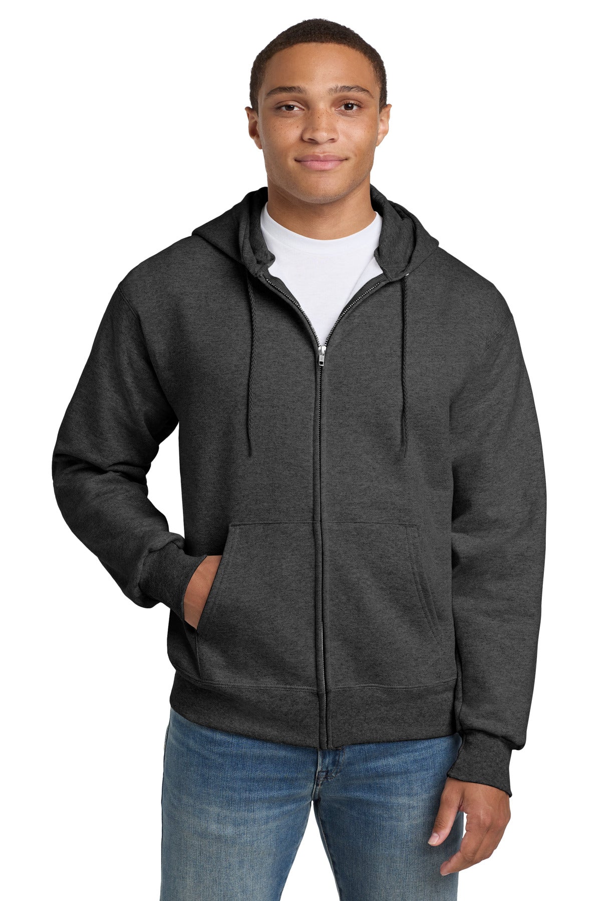 Hanes ® Ultimate Cotton ® - Full-Zip Hooded Sweatshirt. F283