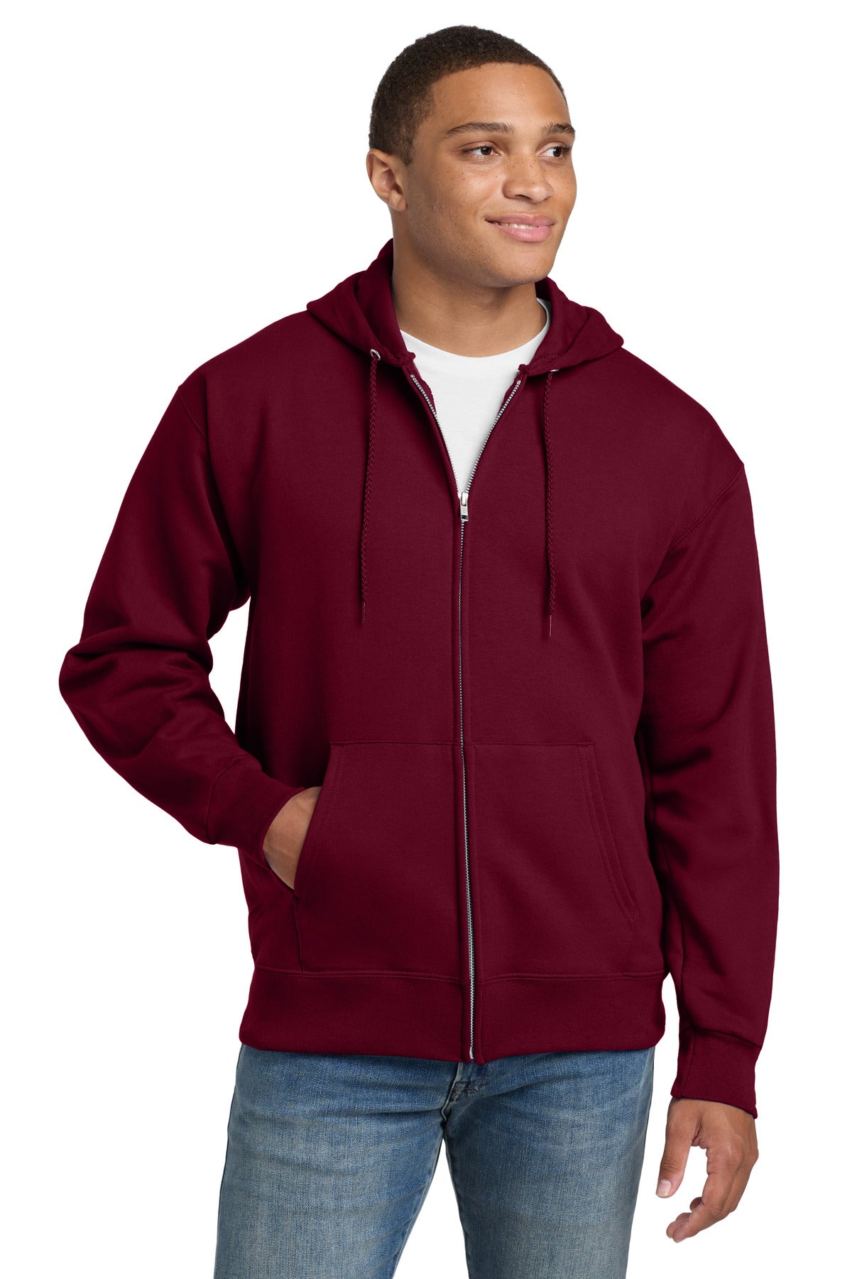 Hanes ® Ultimate Cotton ® - Full-Zip Hooded Sweatshirt. F283