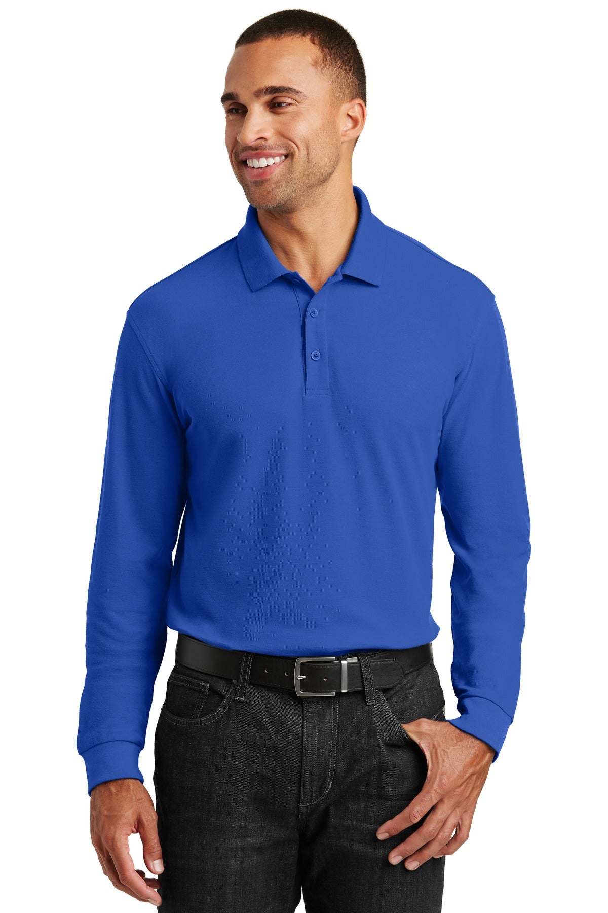 Port Authority ® Long Sleeve Core Classic Pique Polo. K100LS