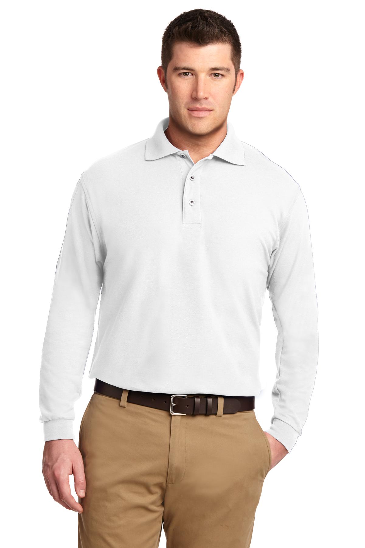 Port Authority ® Silk Touch™ Long Sleeve Polo. K500LS