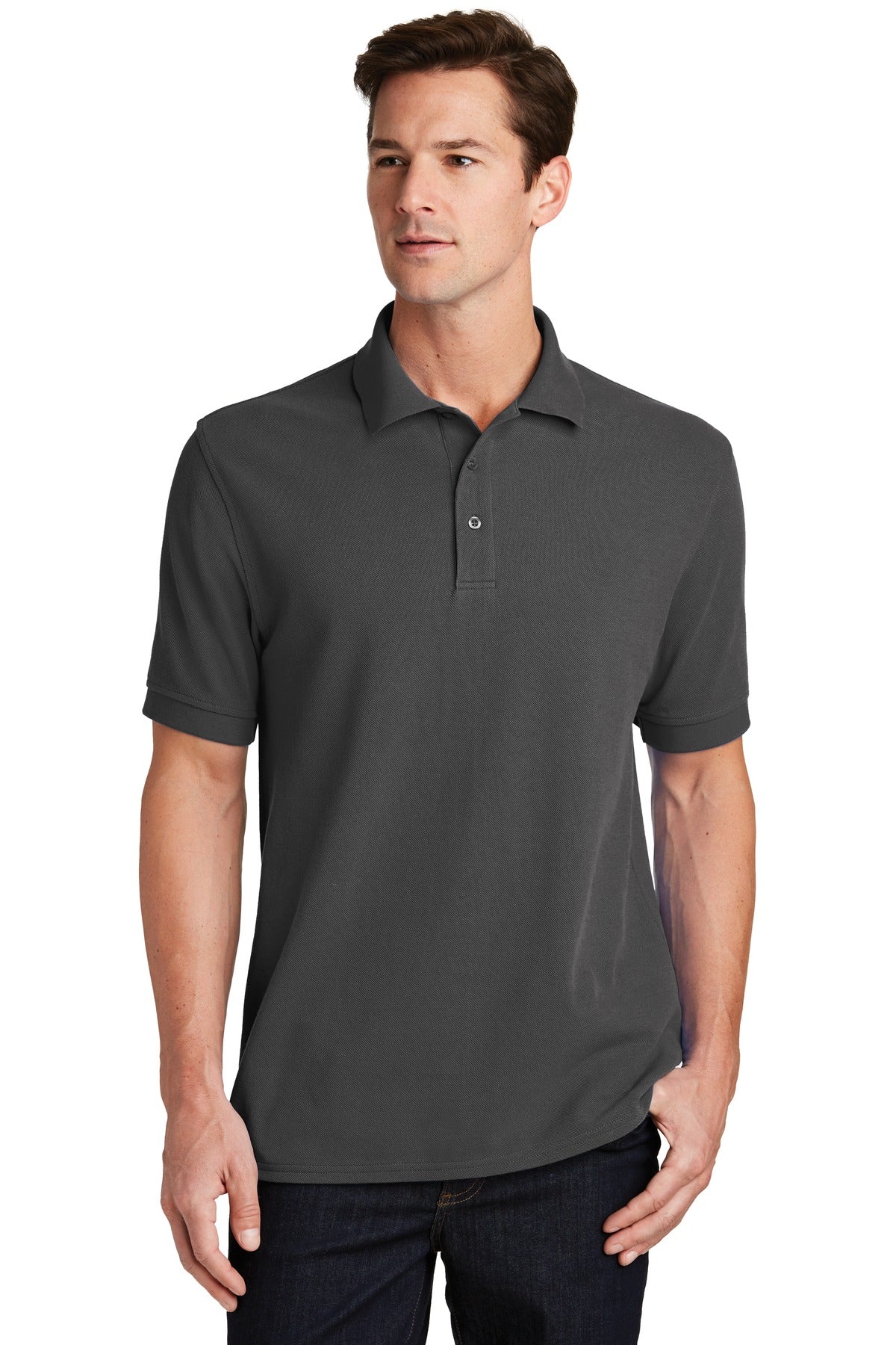 Port & Company ® Combed Ring Spun Pique Polo. KP1500