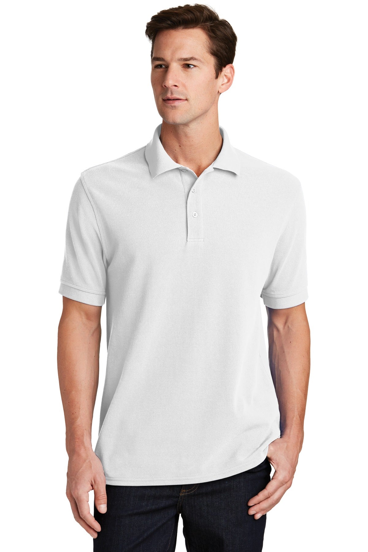 Port & Company ® Combed Ring Spun Pique Polo. KP1500