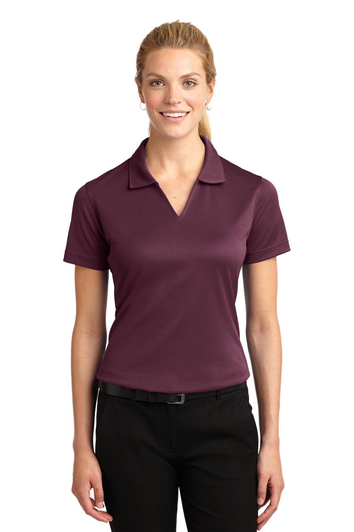 Sport-Tek ® Women's Dri-Mesh ® V-Neck Polo. L469