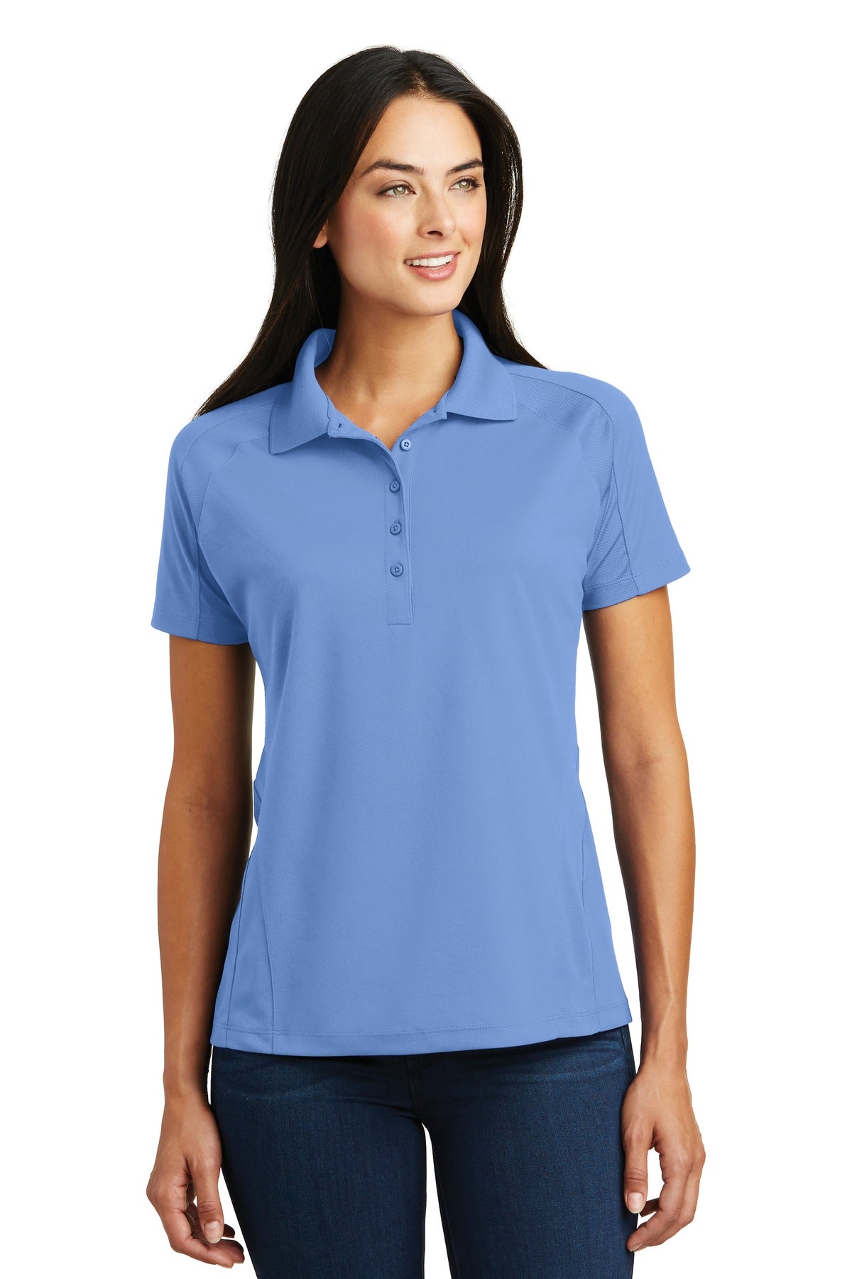 Sport-Tek ® Women's Dri-Mesh ® Pro Polo. L474