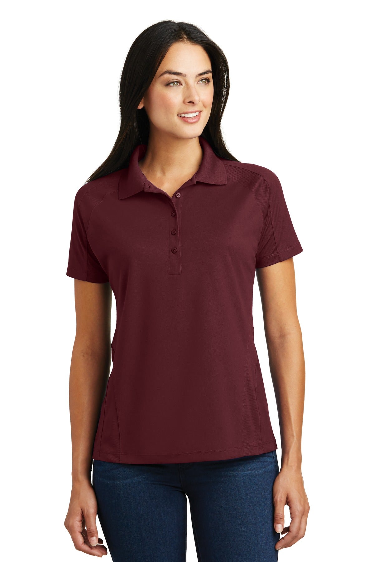 Sport-Tek ® Women's Dri-Mesh ® Pro Polo. L474