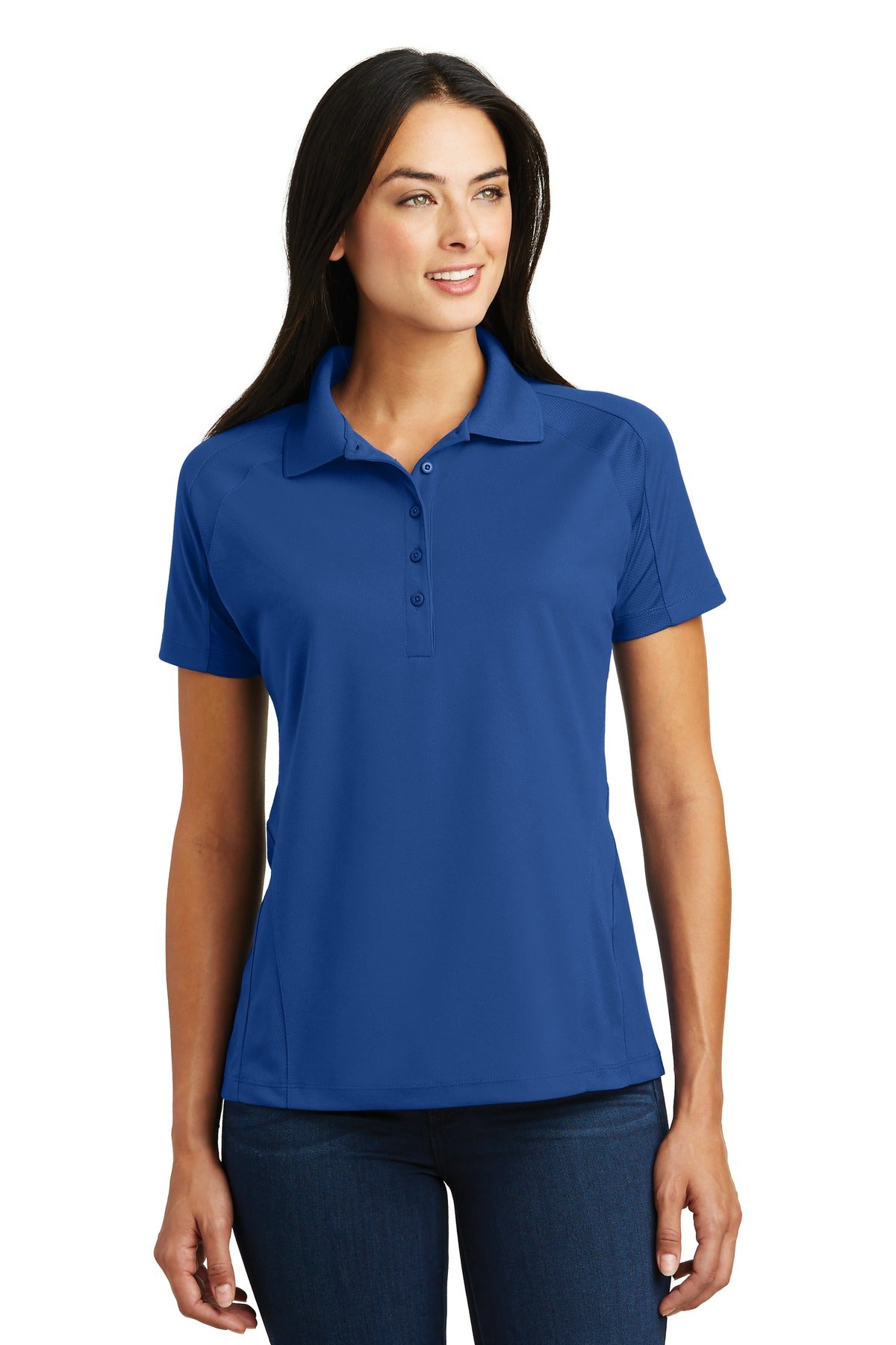 Sport-Tek ® Women's Dri-Mesh ® Pro Polo. L474