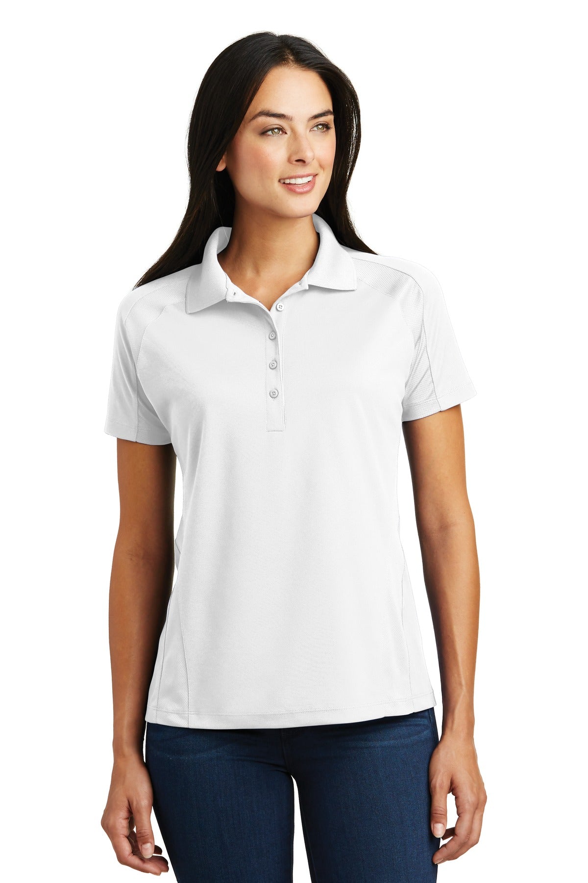 Sport-Tek ® Women's Dri-Mesh ® Pro Polo. L474