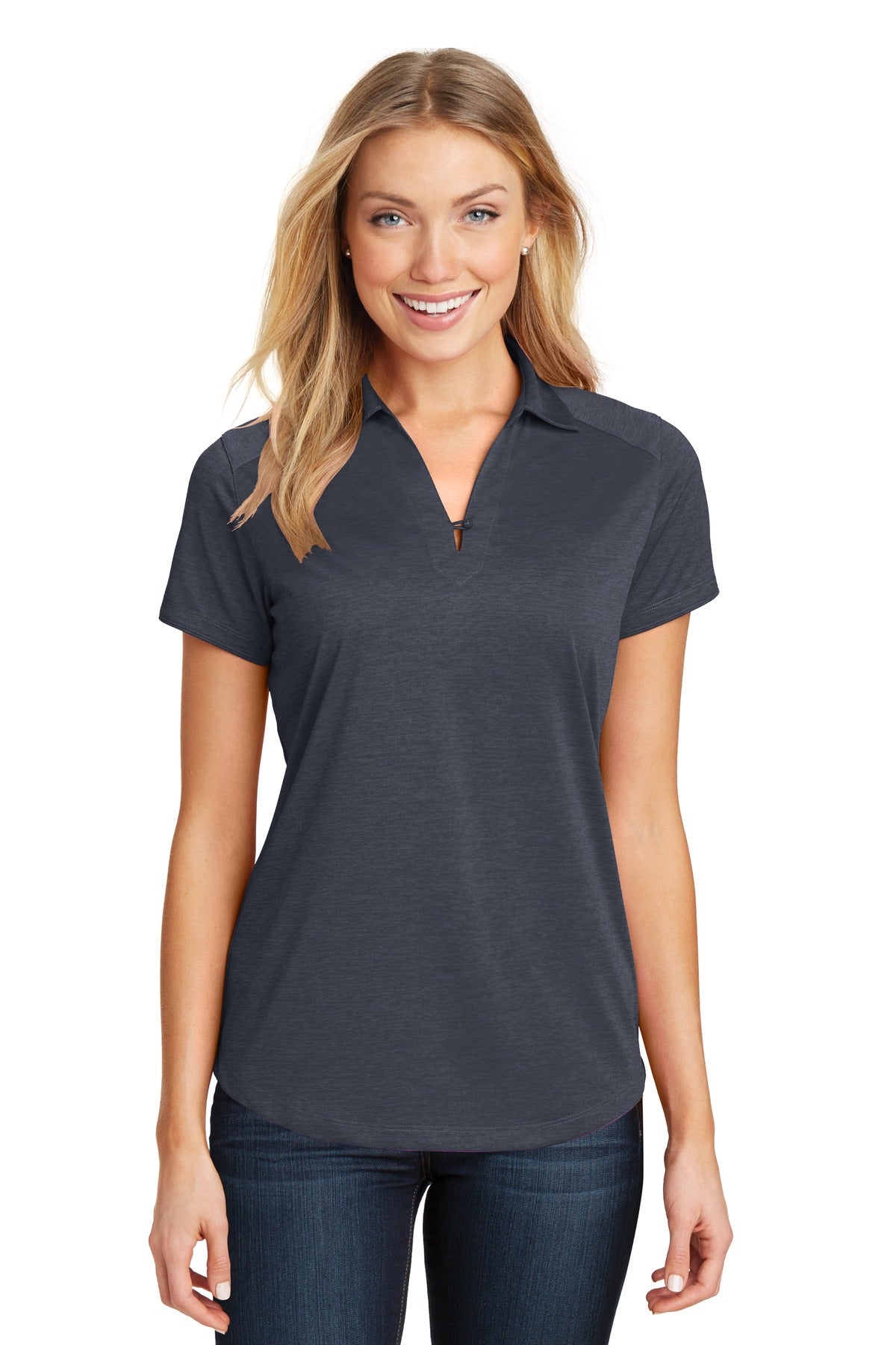 Port Authority ® Women's Digi Heather Performance Polo. L574