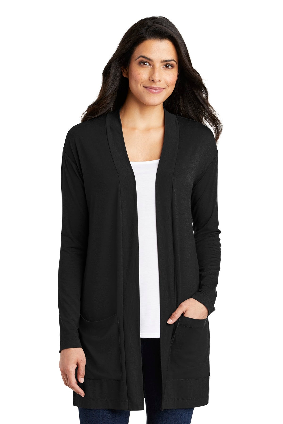 Port Authority ® Women's Concept Long Pocket Cardigan . LK5434