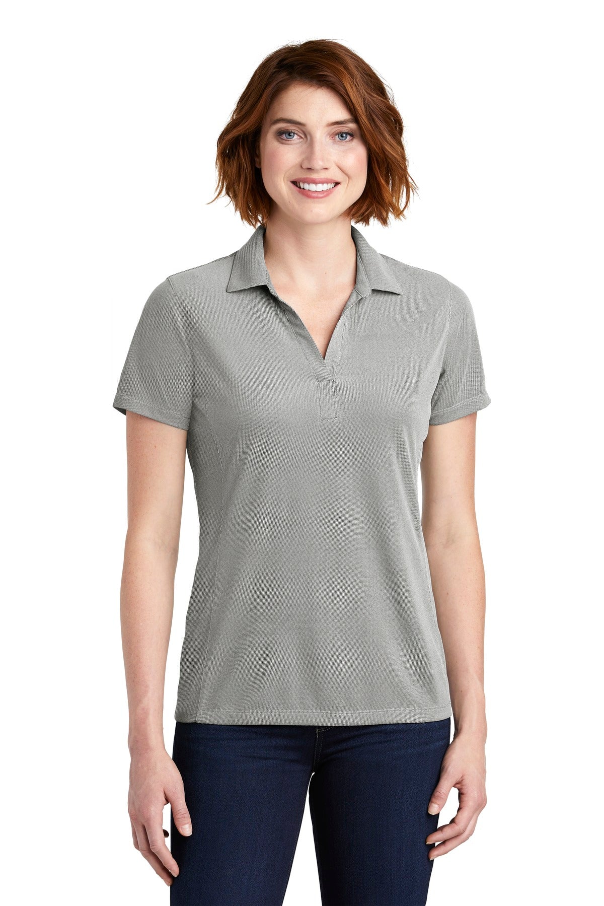 Port Authority ® Women's Poly Oxford Pique Polo. LK582