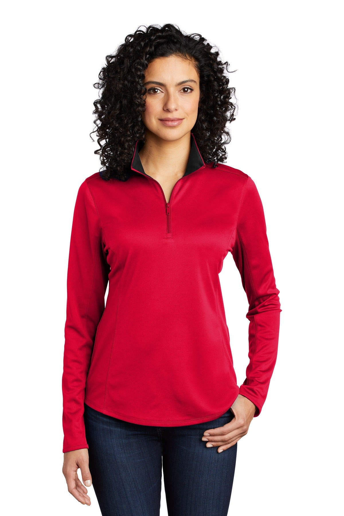 Port Authority ® Women's Silk Touch ™ Performance 1/4-Zip LK584
