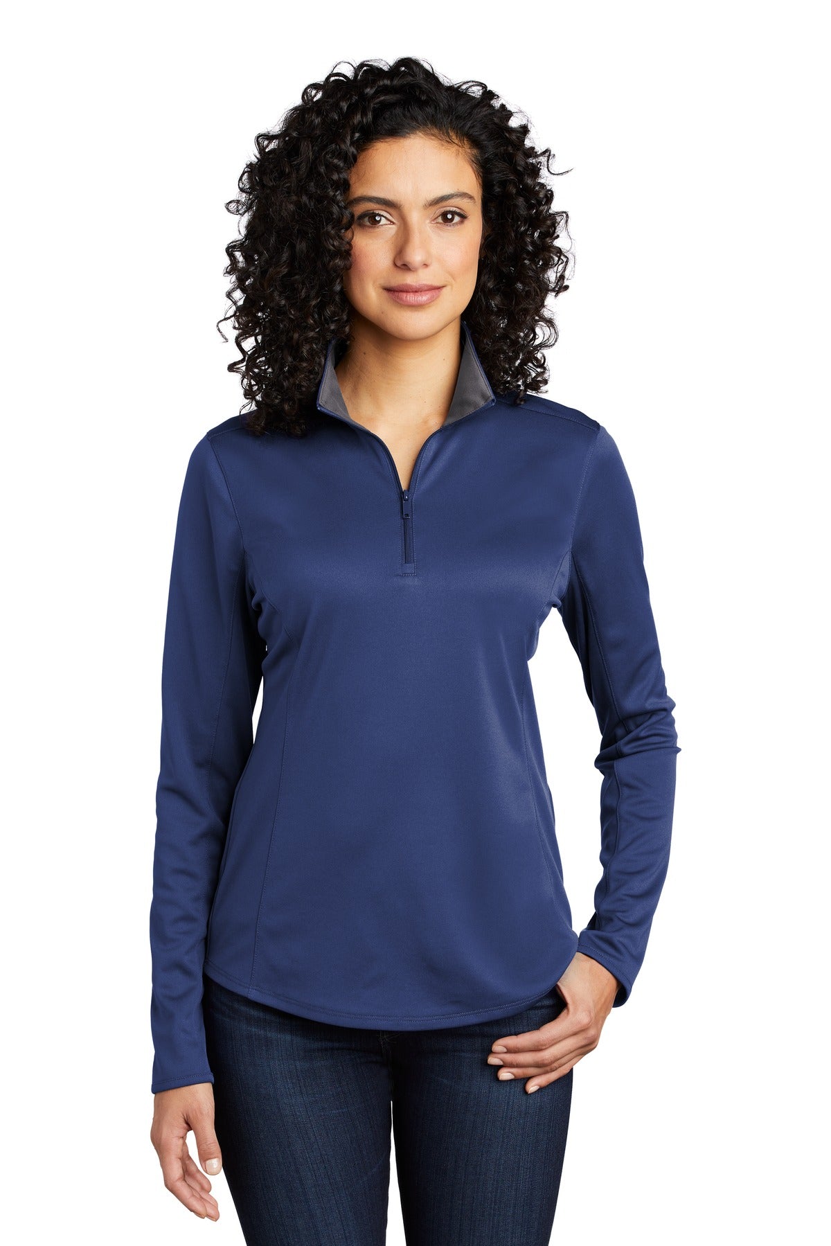 Port Authority ® Women's Silk Touch ™ Performance 1/4-Zip LK584