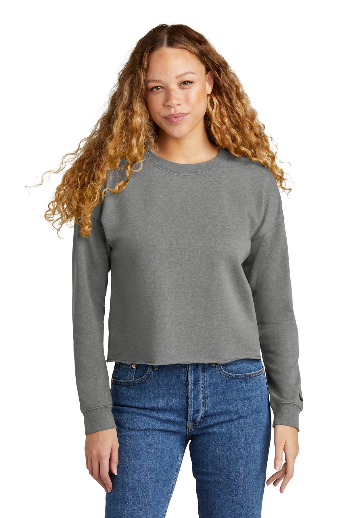 New Era ® Women's Tri-Blend Fleece Crop Crew LNEA514