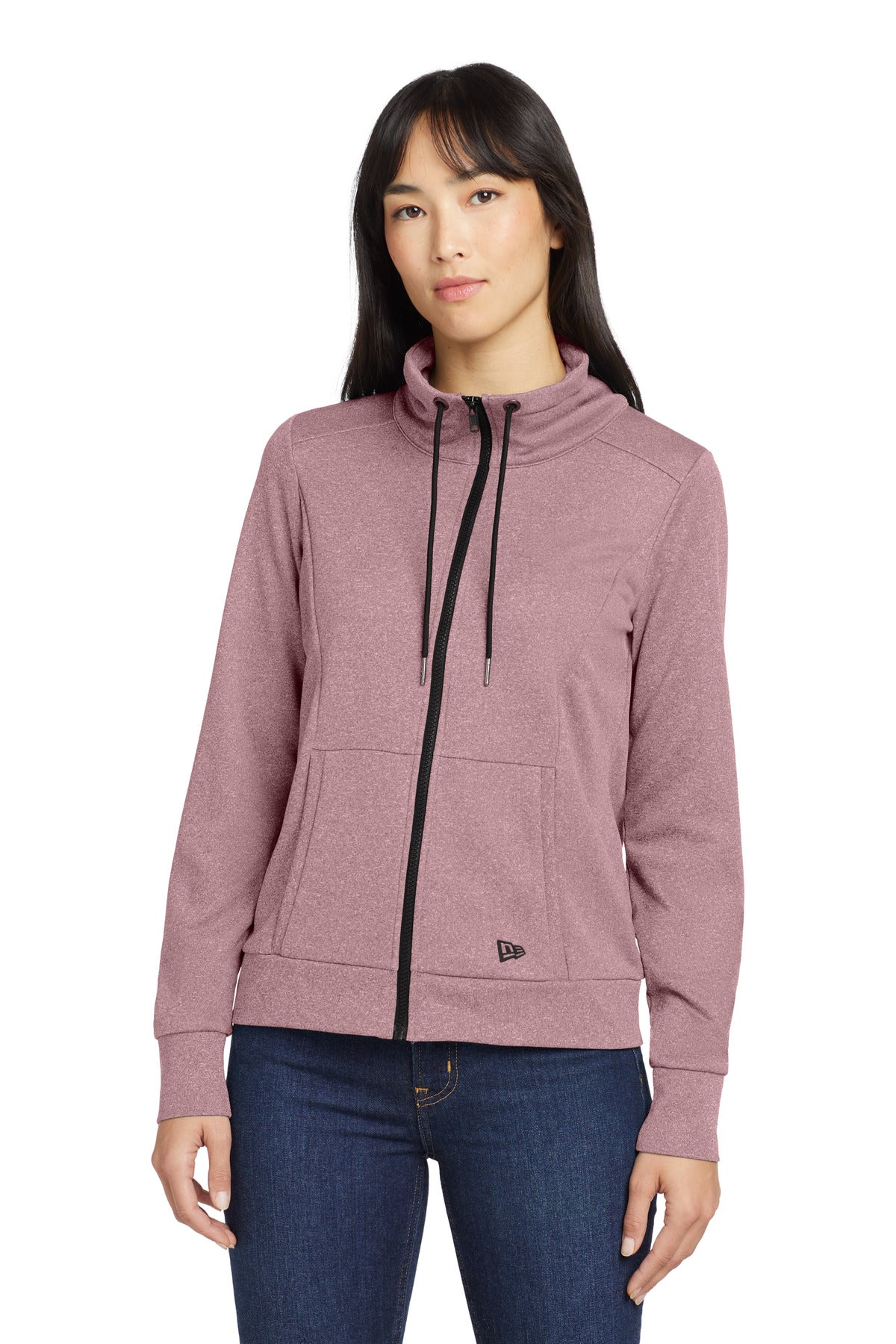 New Era ® Women's Performance Terry Full-Zip Cowl LNEA530