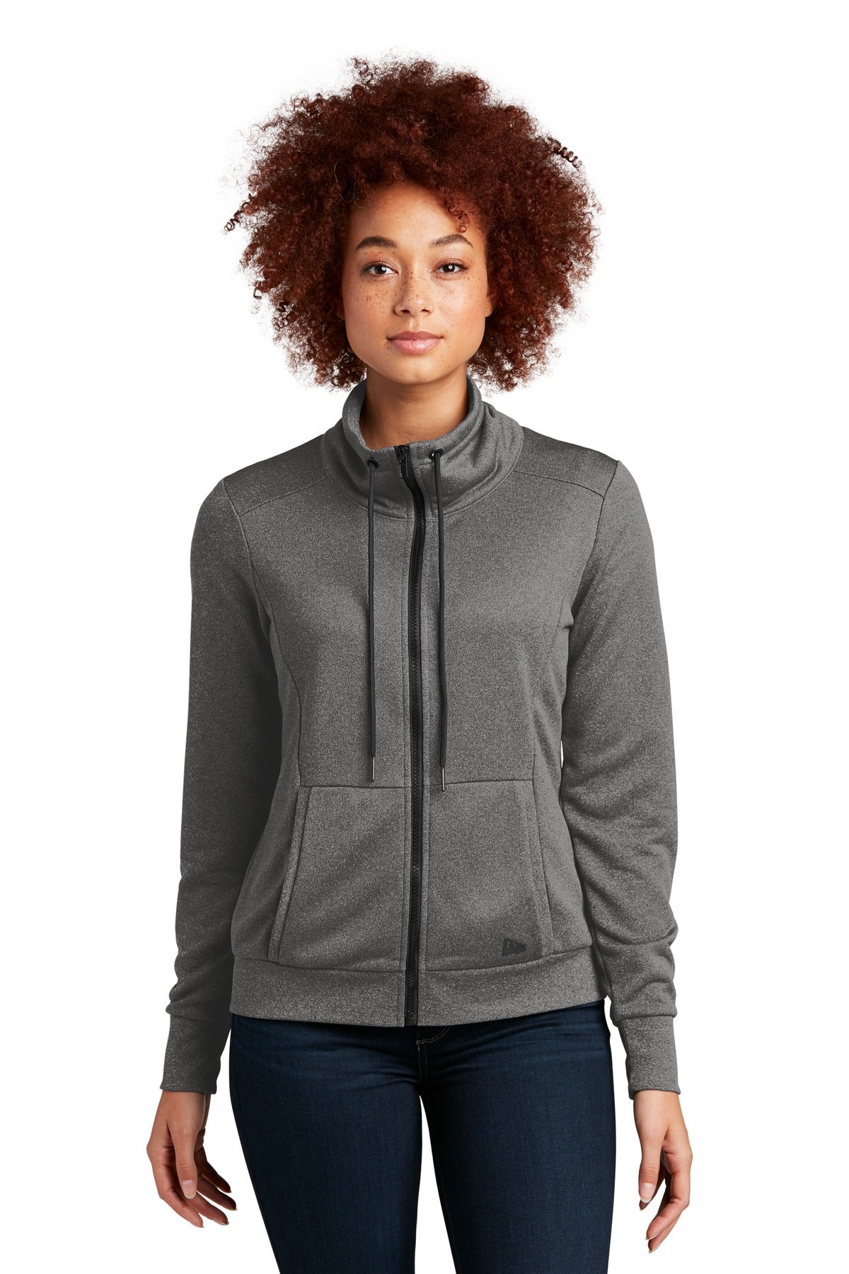 New Era ® Women's Performance Terry Full-Zip Cowl LNEA530