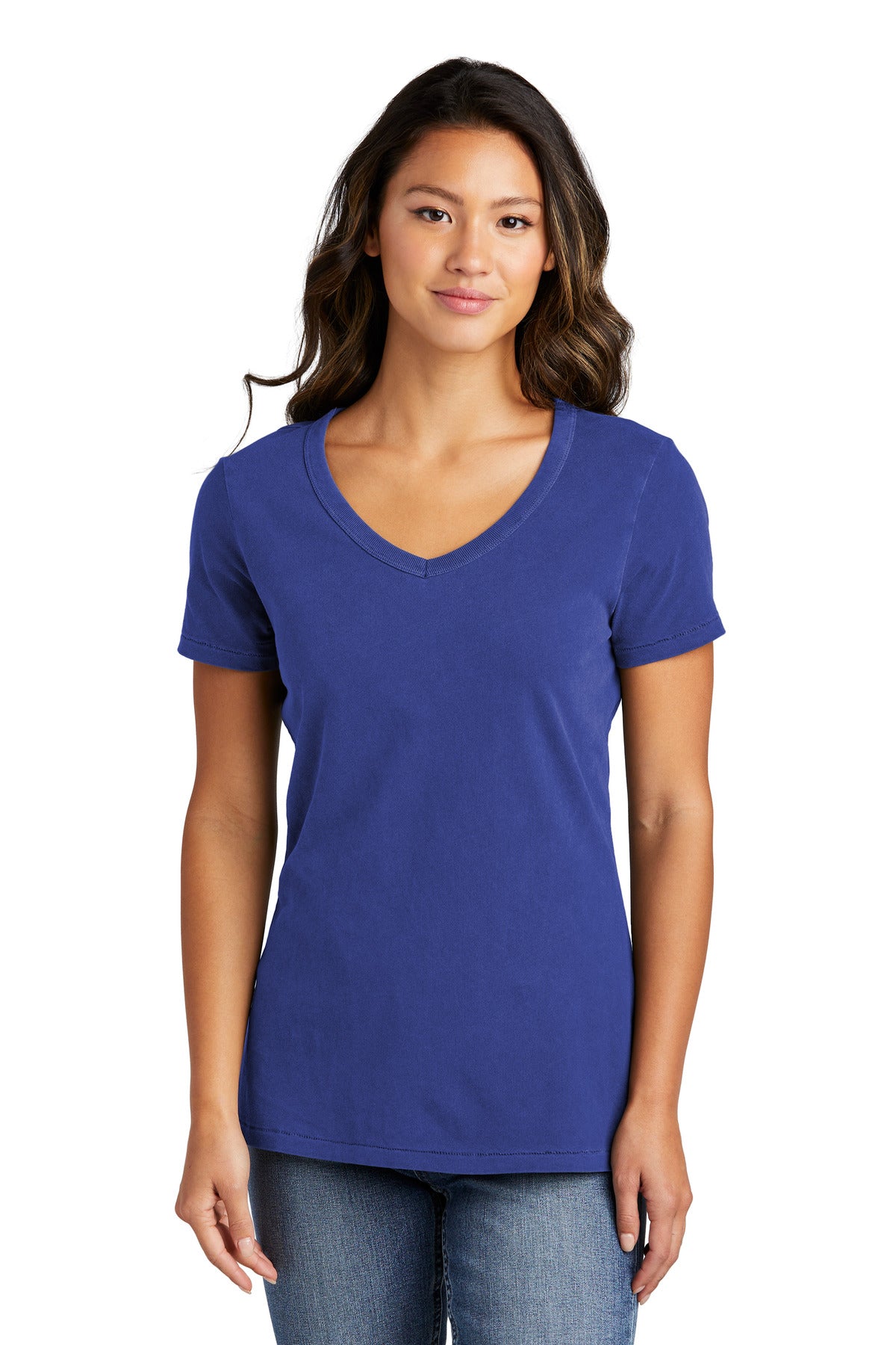 Port & Company ® Women's Beach Wash ® Garment-Dyed V-Neck Tee LPC099V