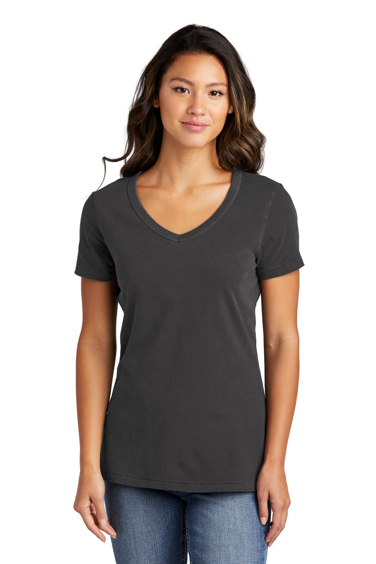 Port & Company ® Women's Beach Wash ® Garment-Dyed V-Neck Tee LPC099V