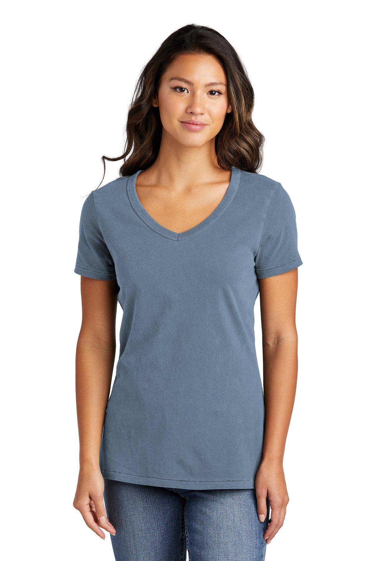 Port & Company ® Women's Beach Wash ® Garment-Dyed V-Neck Tee LPC099V