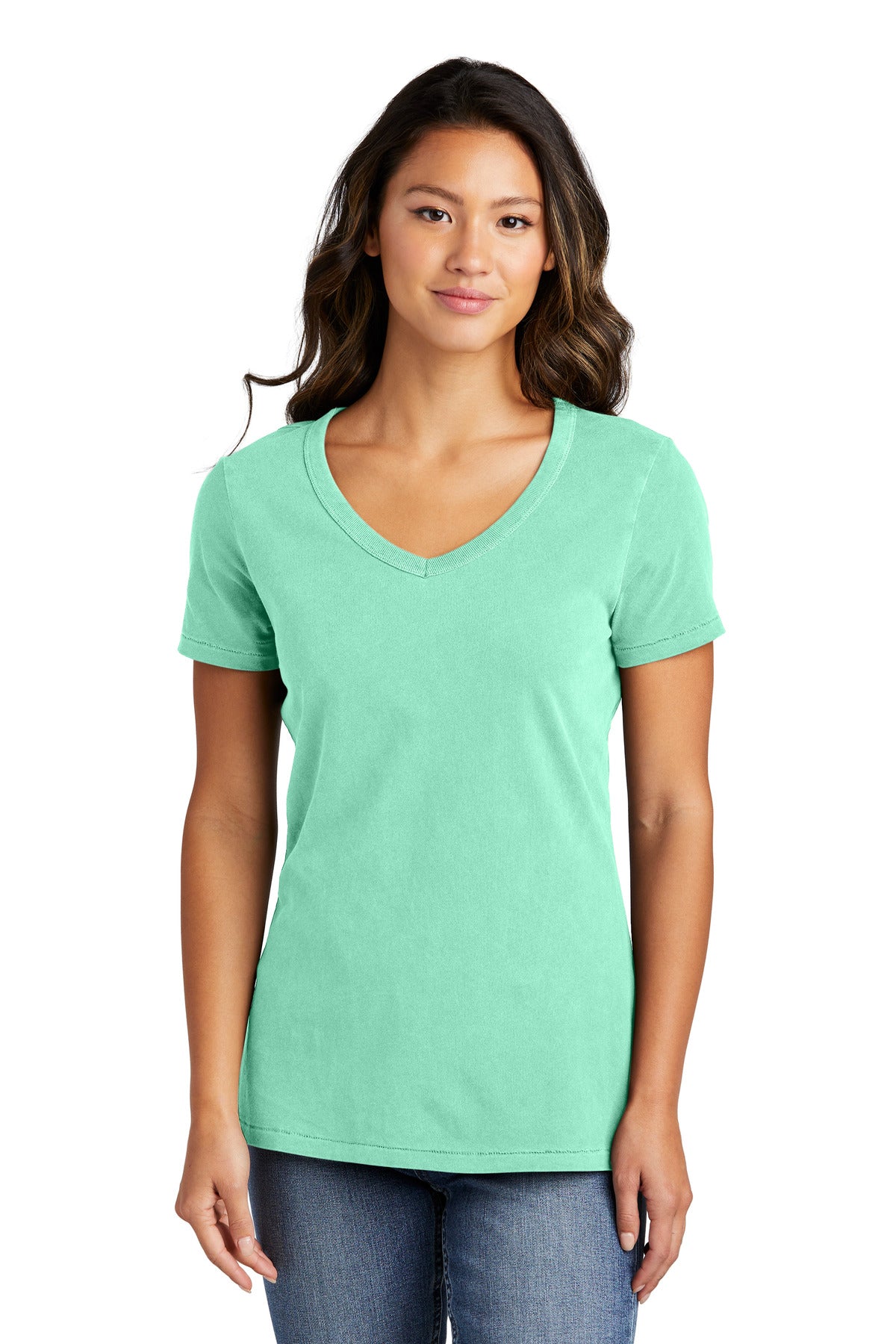 Port & Company ® Women's Beach Wash ® Garment-Dyed V-Neck Tee LPC099V