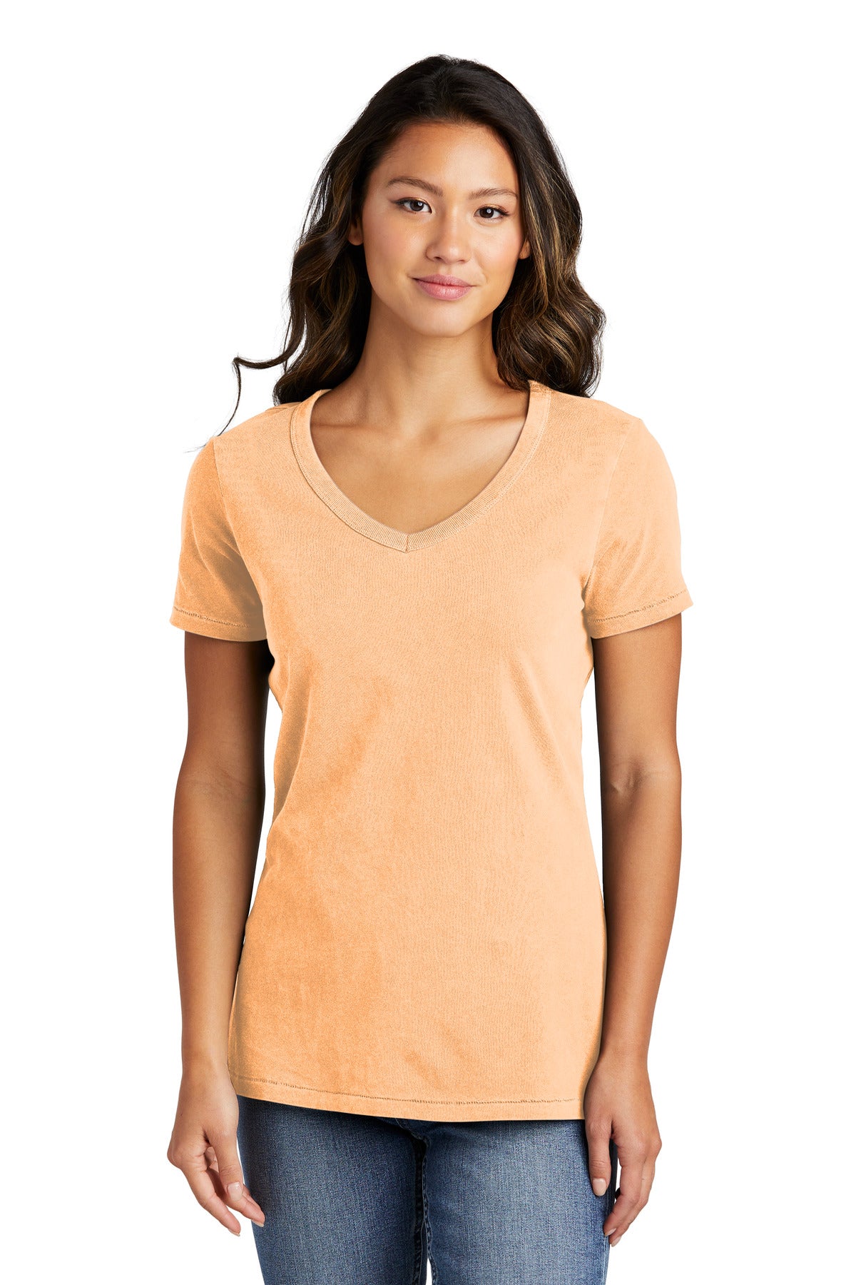 Port & Company ® Women's Beach Wash ® Garment-Dyed V-Neck Tee LPC099V