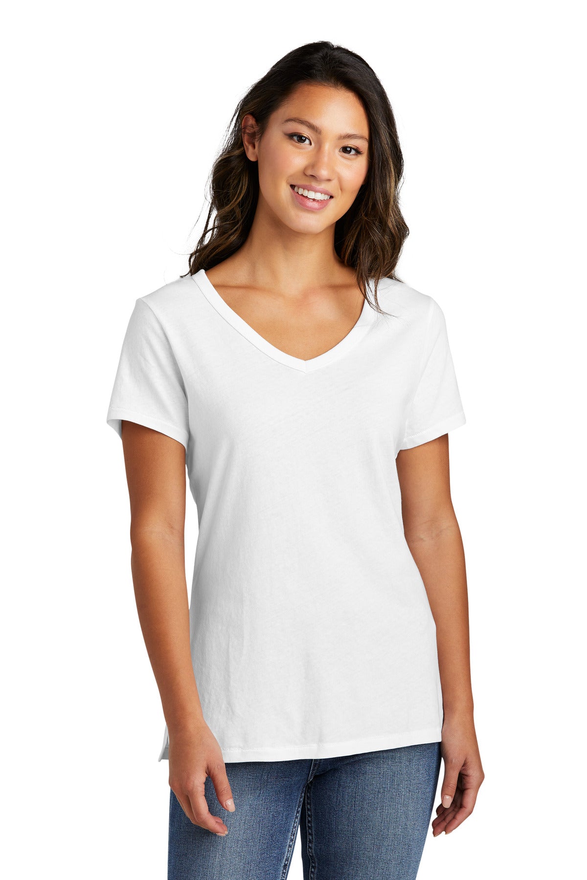 Port & Company ® Women's Beach Wash ® Garment-Dyed V-Neck Tee LPC099V