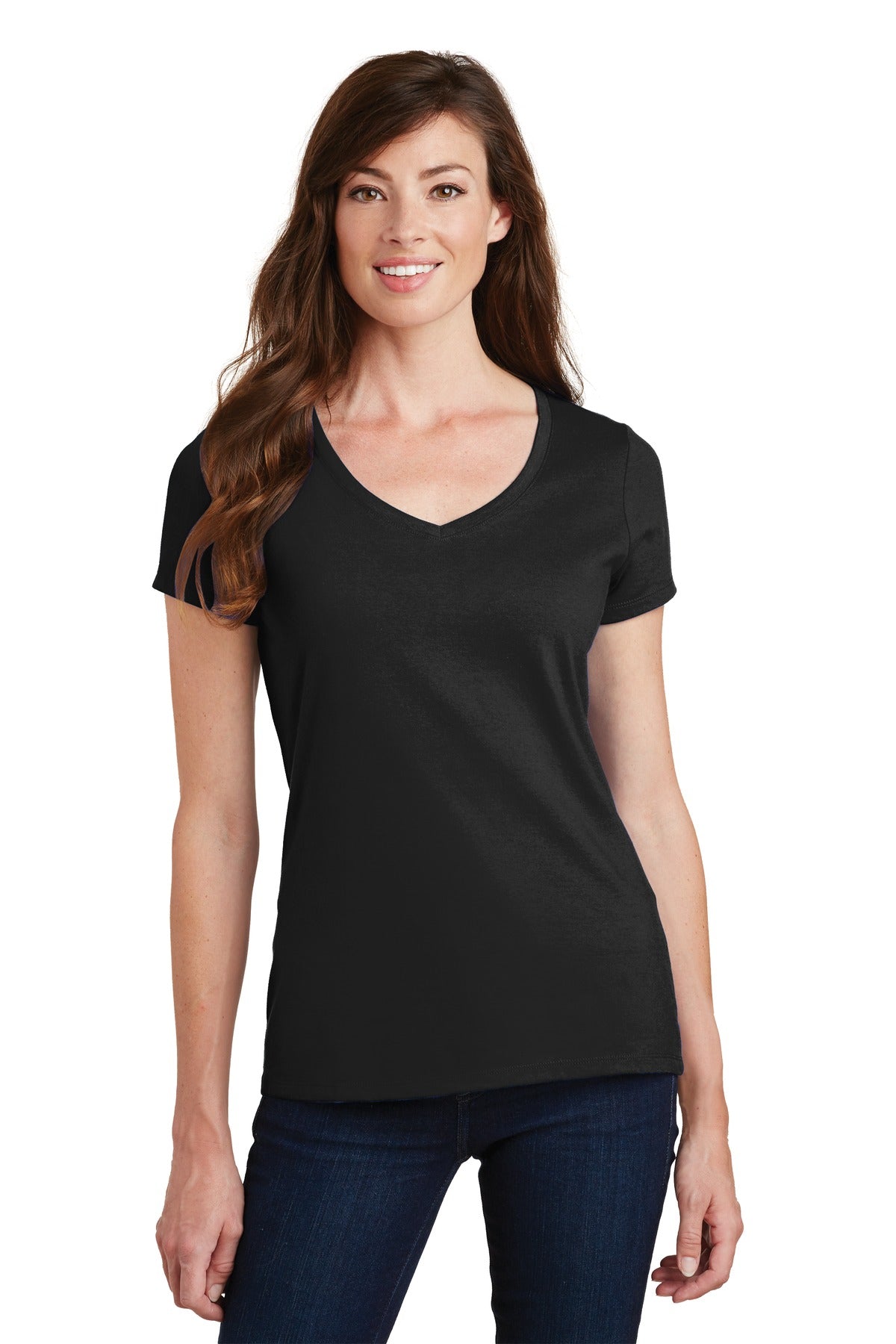 Port & Company ® Women's Fan Favorite V-Neck Tee. LPC450V