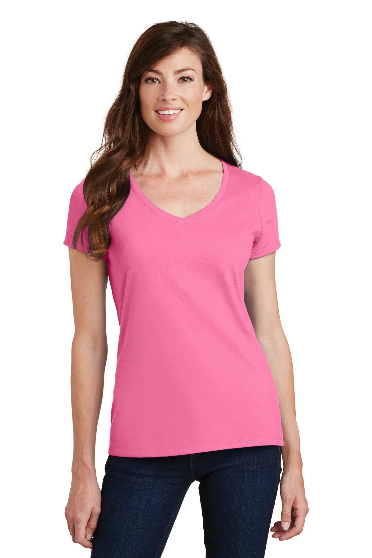Port & Company ® Women's Fan Favorite V-Neck Tee. LPC450V