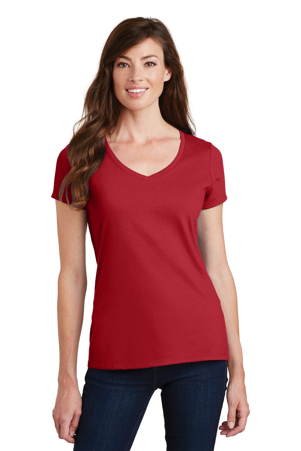 Port & Company ® Women's Fan Favorite V-Neck Tee. LPC450V