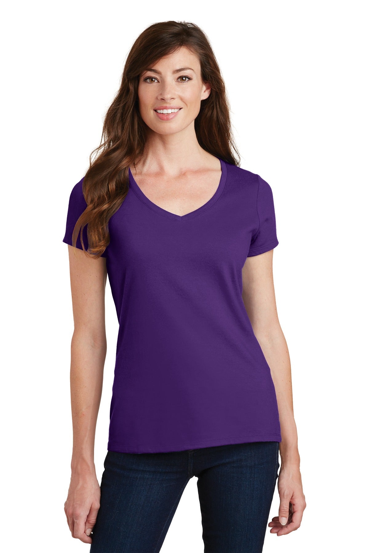 Port & Company ® Women's Fan Favorite V-Neck Tee. LPC450V