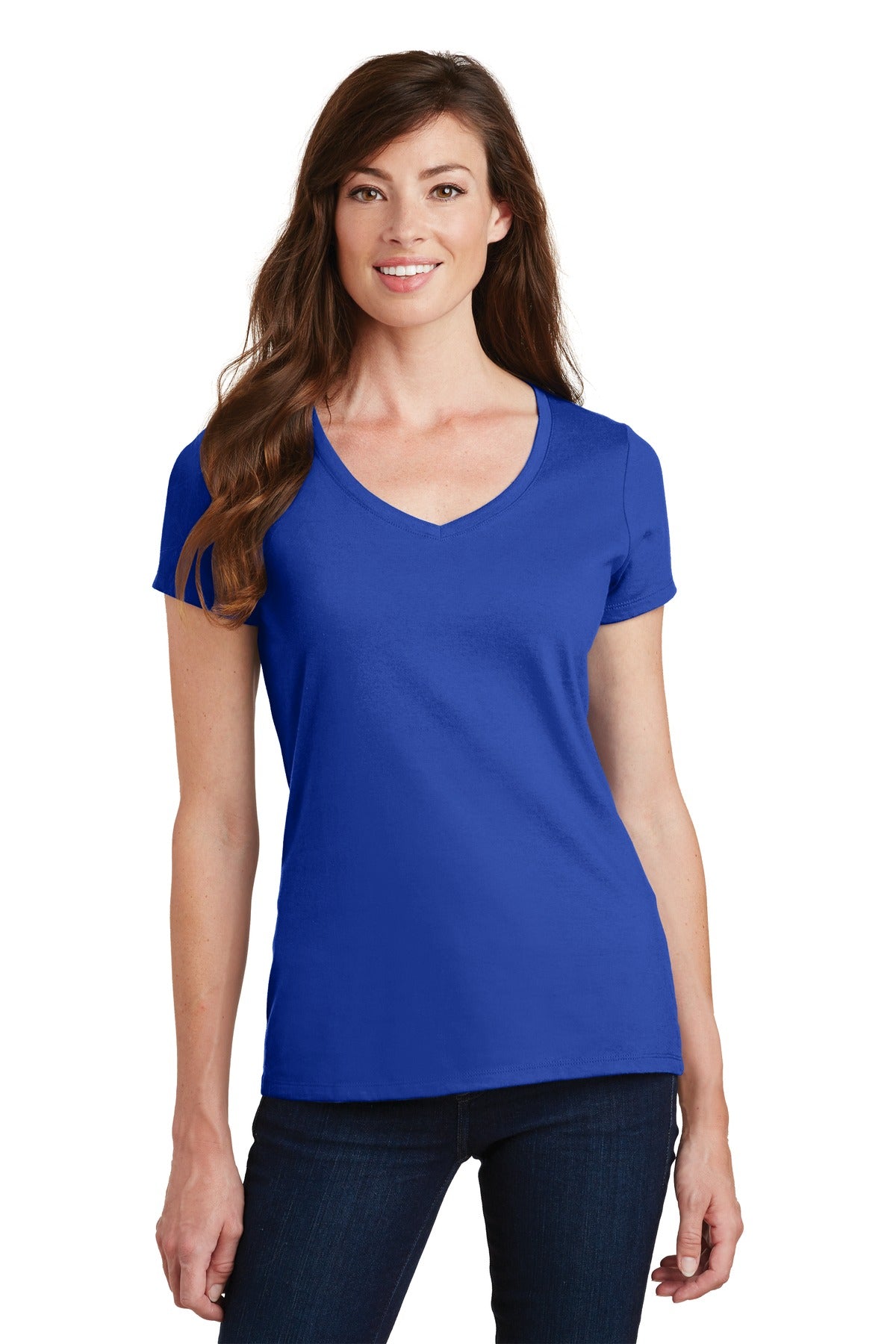 Port & Company ® Women's Fan Favorite V-Neck Tee. LPC450V
