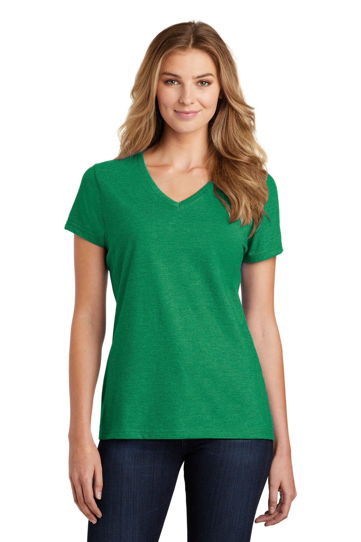 Port & Company ® Women's Fan Favorite ™ Blend V-Neck Tee. LPC455V