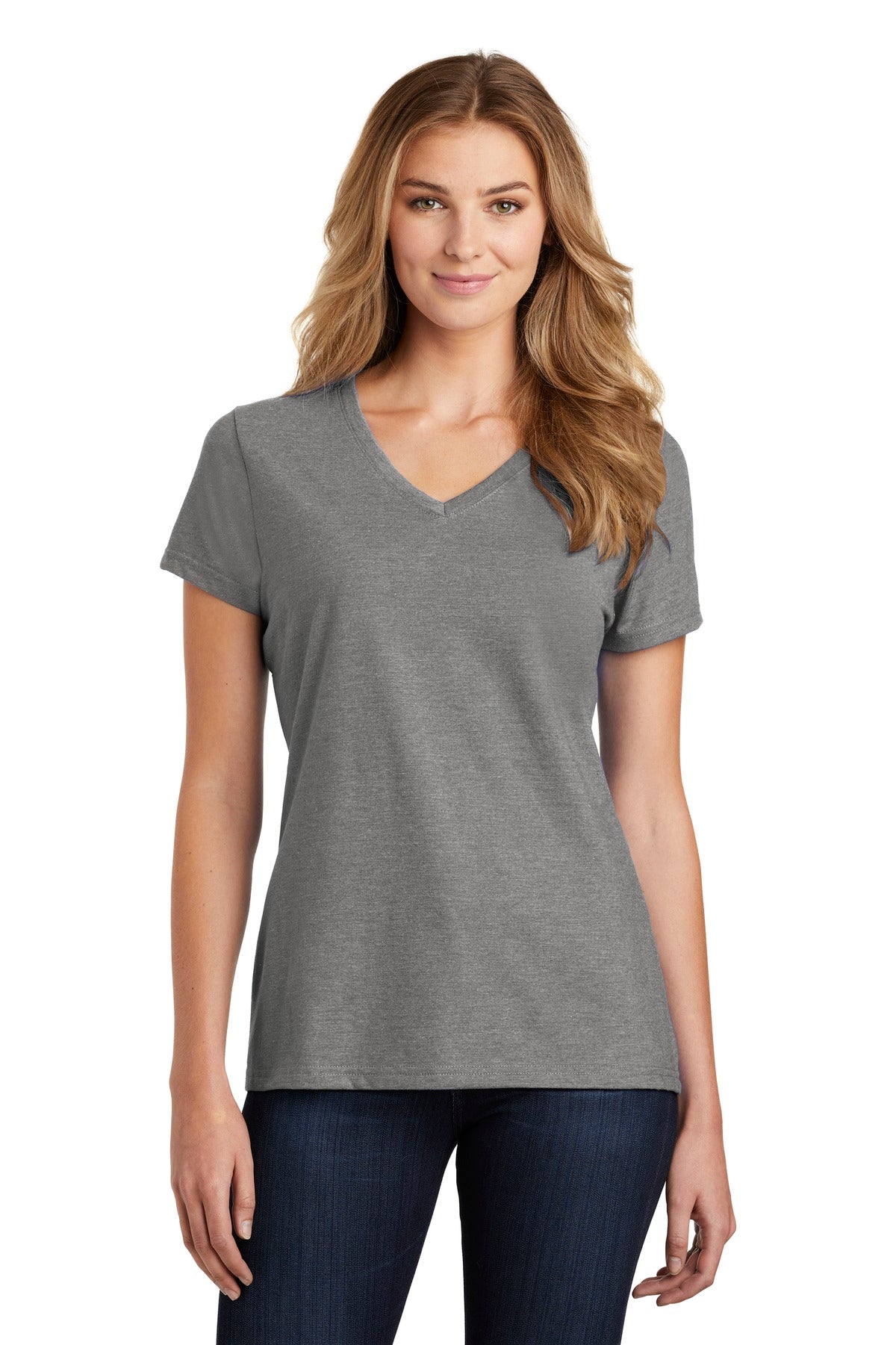 Port & Company ® Women's Fan Favorite ™ Blend V-Neck Tee. LPC455V