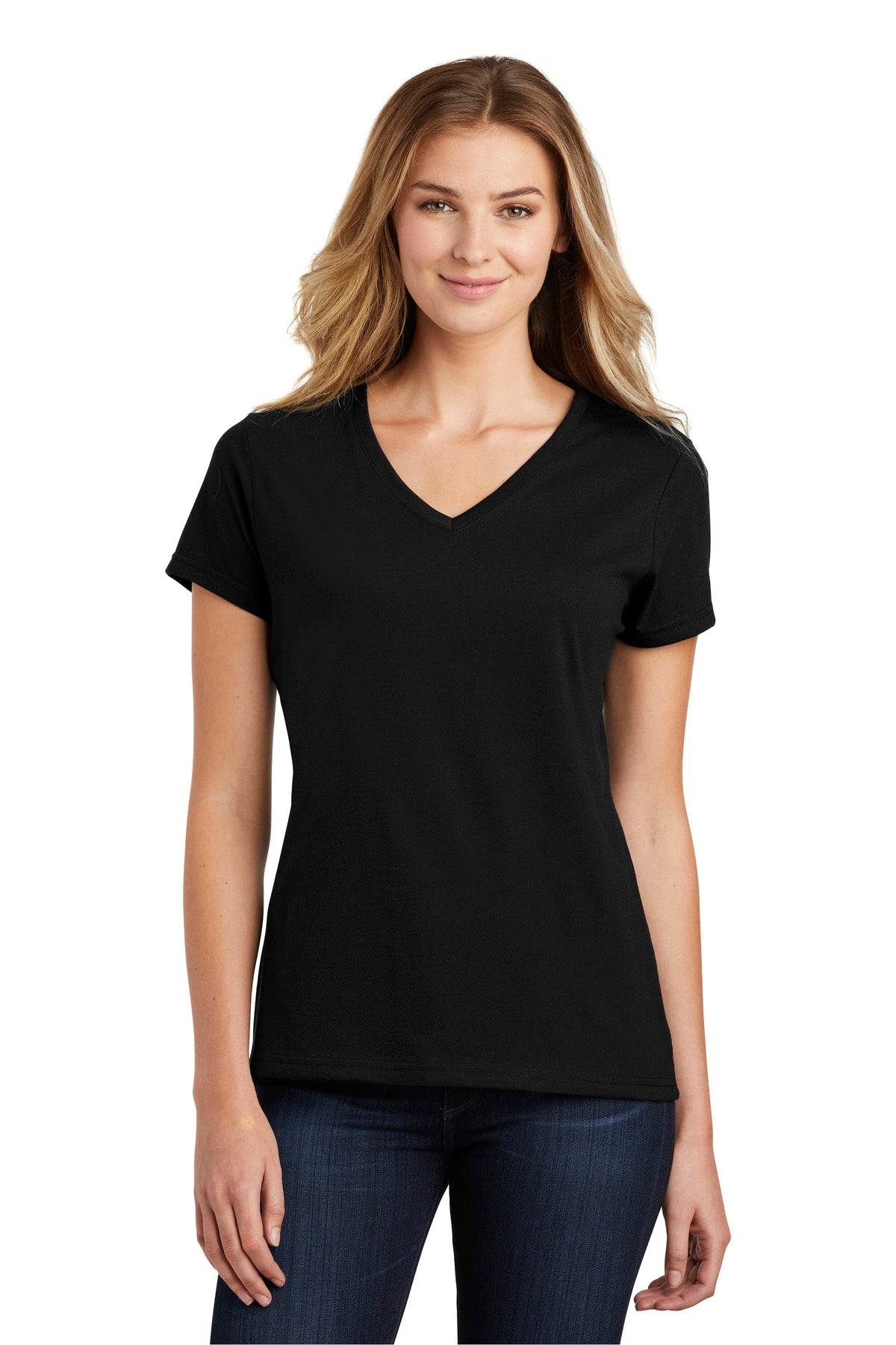 Port & Company ® Women's Fan Favorite ™ Blend V-Neck Tee. LPC455V